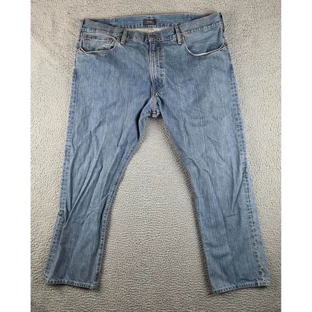 Polo by Ralph Lauren Hampton Jeans Denim Mens 40x30‎ Blue Relaxed Straight
